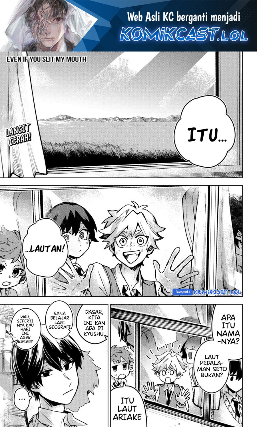 Kuchi ga Saketemo Kimi ni wa Chapter 77 Bahasa Indonesia