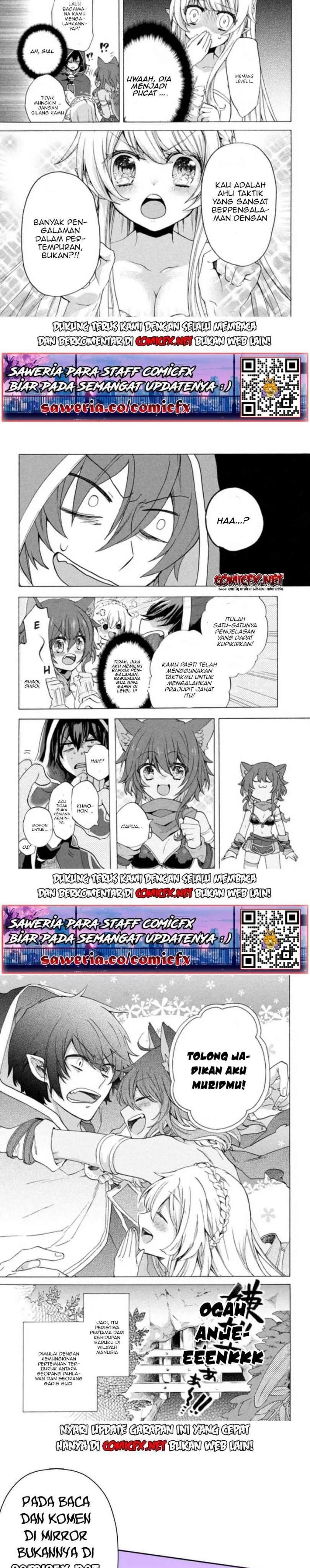 “Kukuku… He is the weakest of the Four Heavenly Monarchs.” I was dismissed from my job but somehow I became the master of a hero and a holy maiden. chapter 2