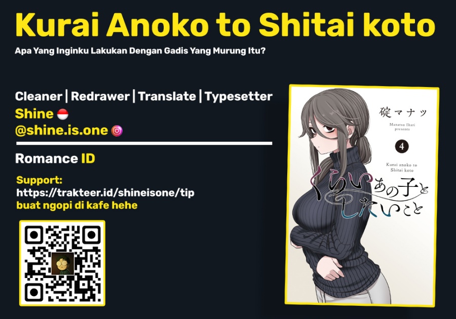 Kurai Anoko to Shitai koto Chapter 47 Bahasa Indonesia