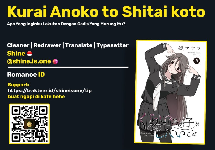 Kurai Anoko to Shitai koto Chapter 51 Bahasa Indonesia