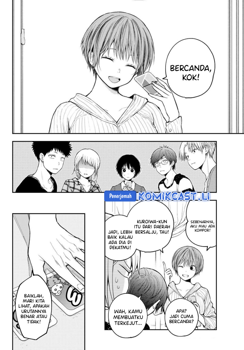 Kuroiwa Medaka ni Watashi no Kawaii ga Tsuujinai Chapter 191 Bahasa Indonesia