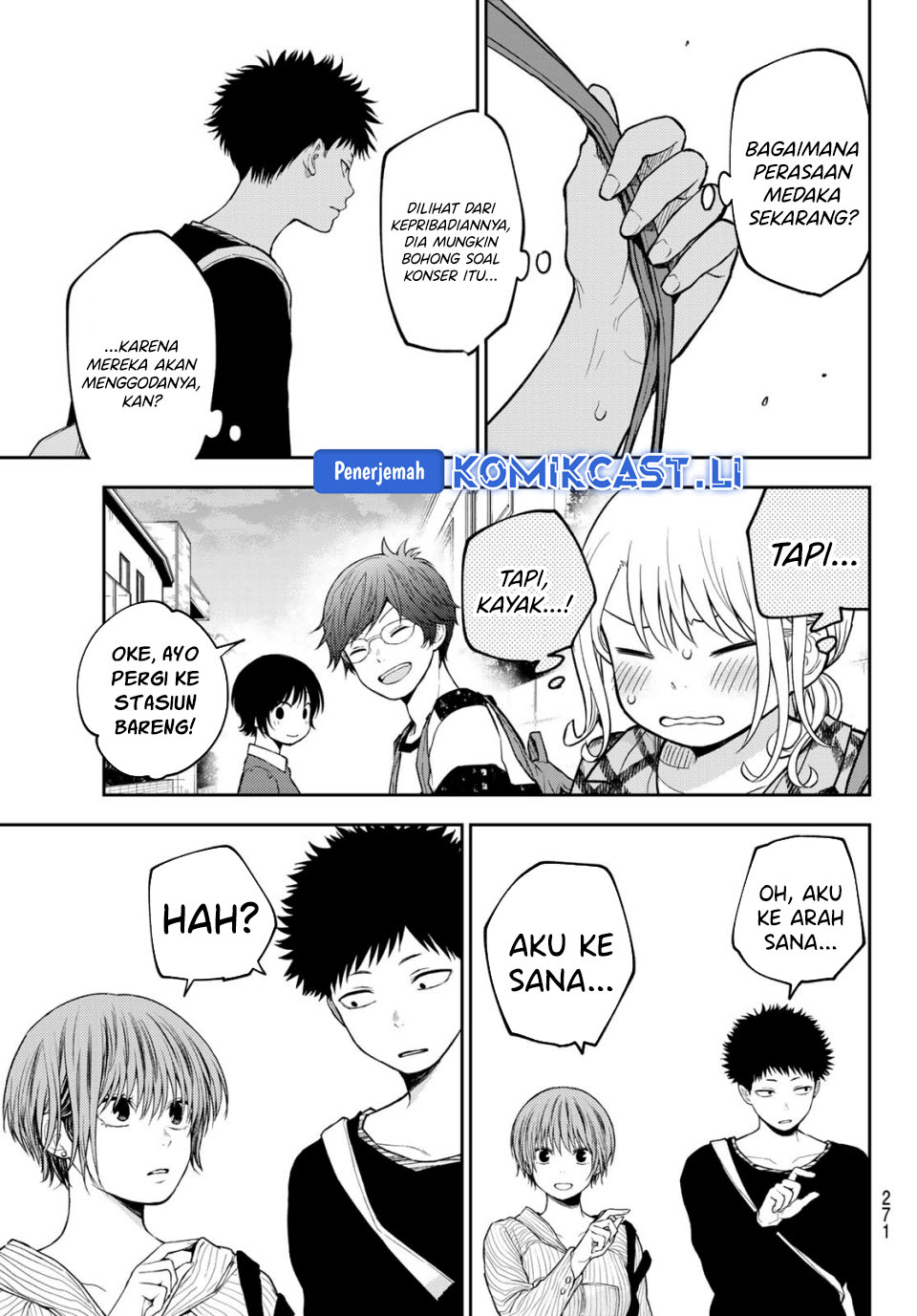 Kuroiwa Medaka ni Watashi no Kawaii ga Tsuujinai Chapter 192 Bahasa Indonesia