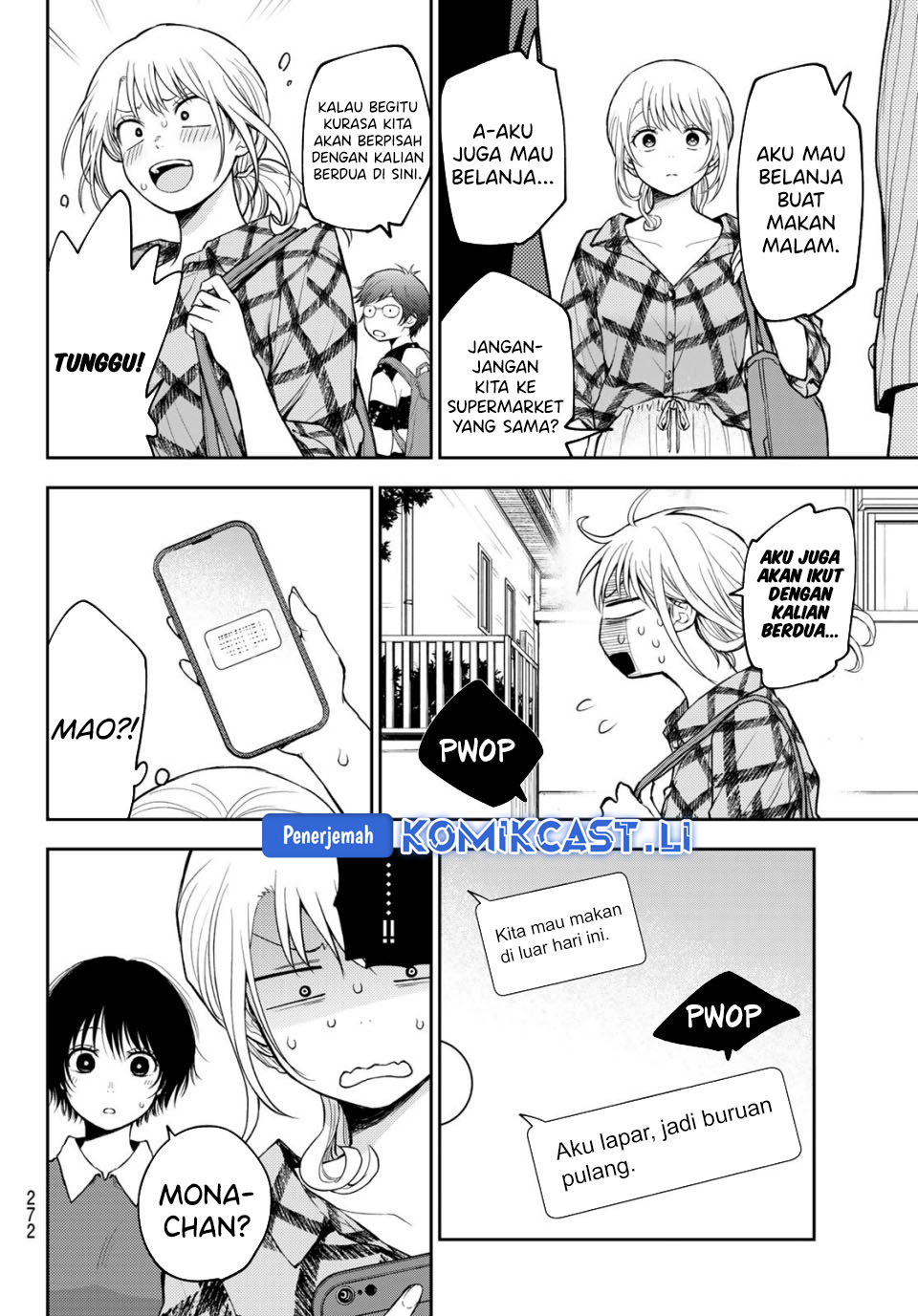 Kuroiwa Medaka ni Watashi no Kawaii ga Tsuujinai Chapter 192 Bahasa Indonesia