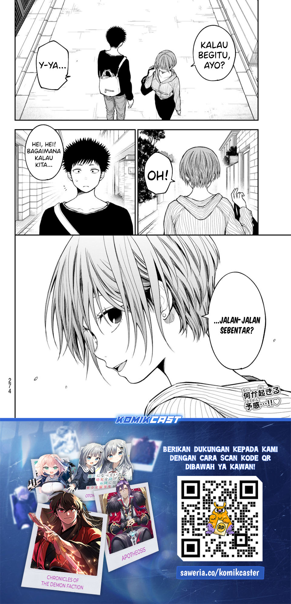 Kuroiwa Medaka ni Watashi no Kawaii ga Tsuujinai Chapter 192 Bahasa Indonesia