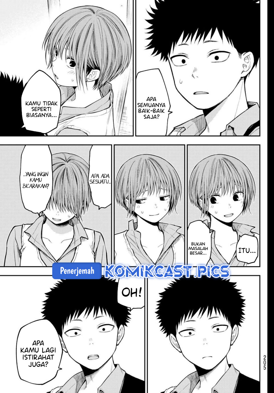 Kuroiwa Medaka ni Watashi no Kawaii ga Tsuujinai Chapter 197 Bahasa Indonesia