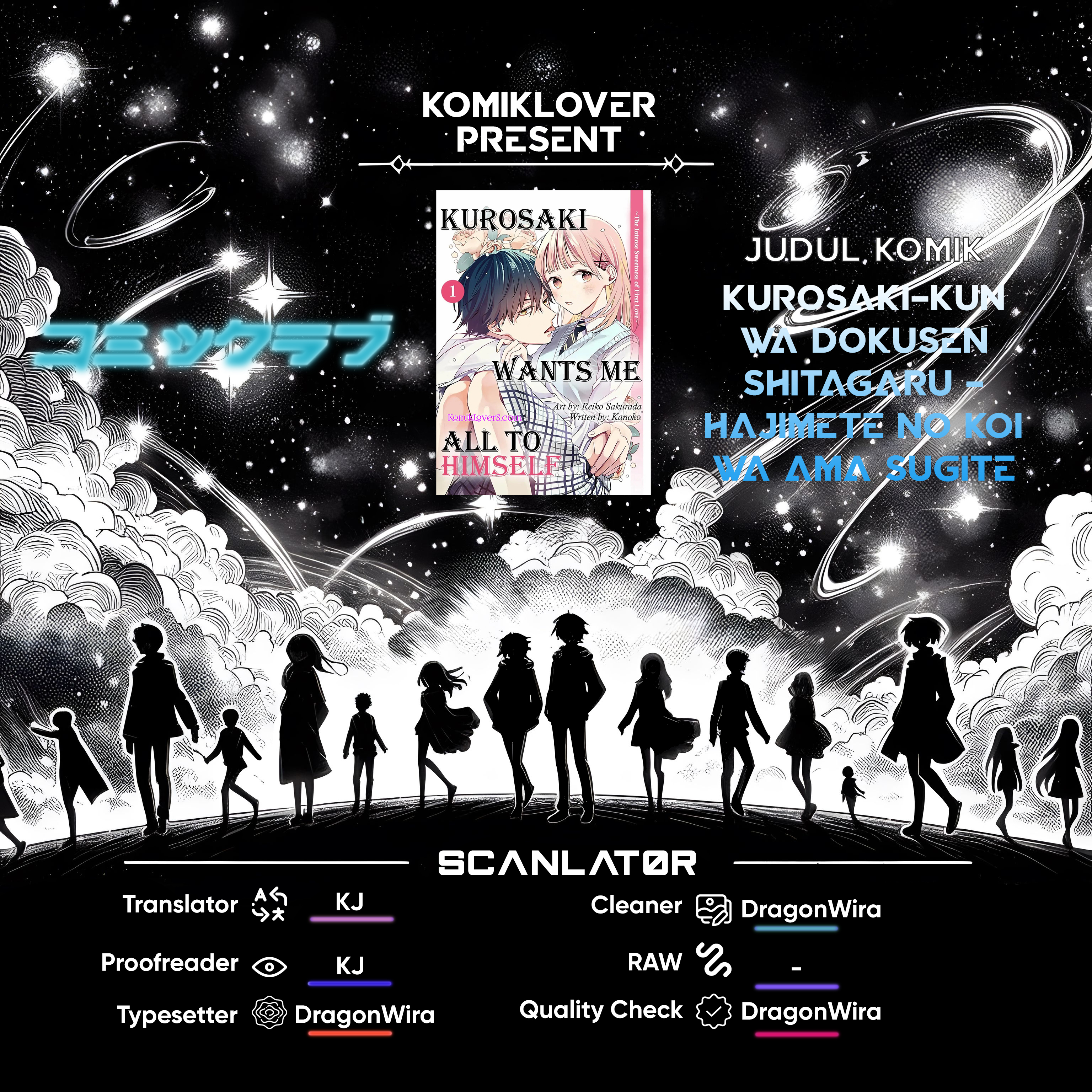 Kurosaki-kun wa Dokusen Shitagaru – Hajimete no Koi wa Ama sugite Chapter 01.2 Bahasa Indonesia