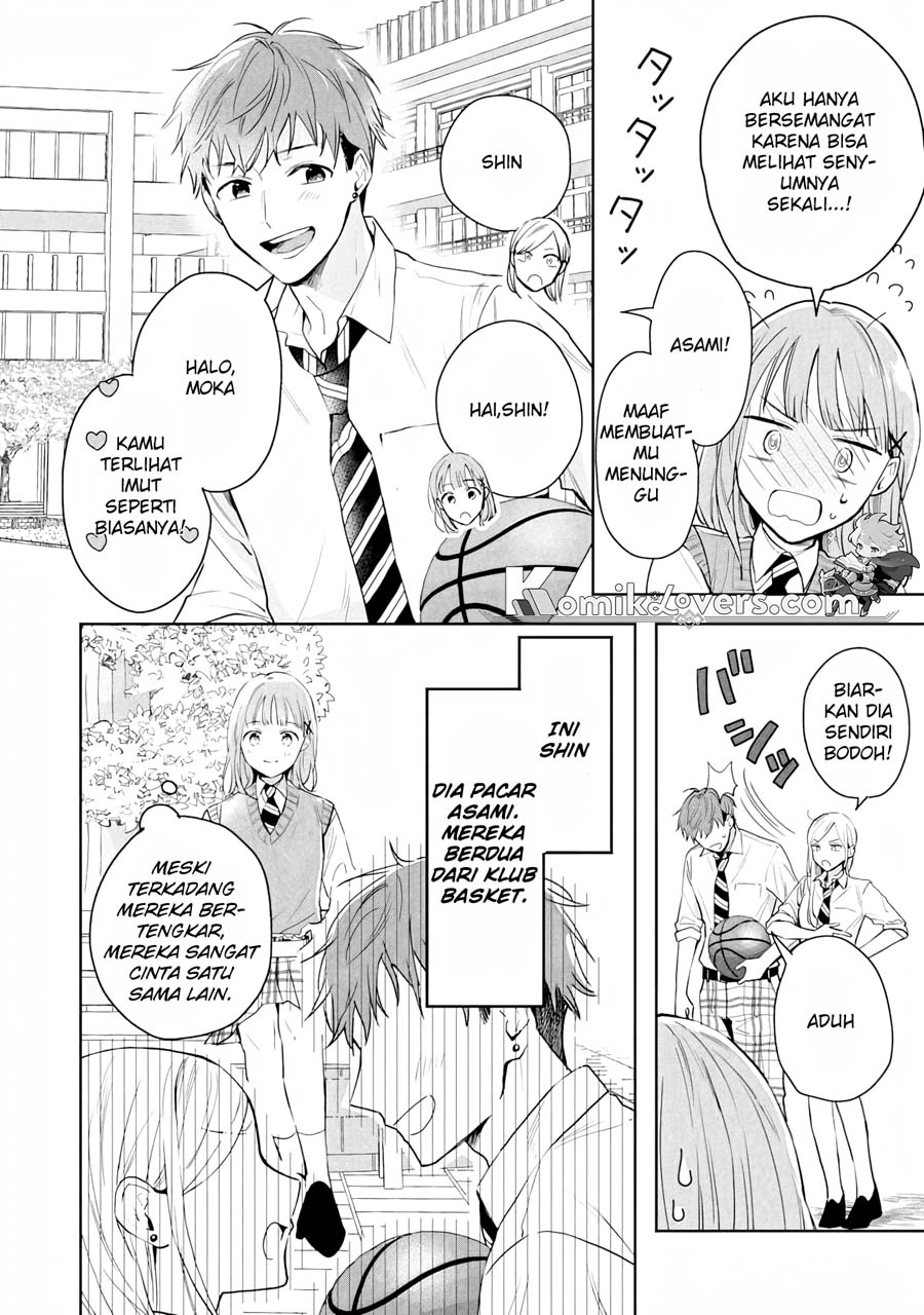 Kurosaki-kun wa Dokusen Shitagaru – Hajimete no Koi wa Ama sugite Chapter 01.2 Bahasa Indonesia