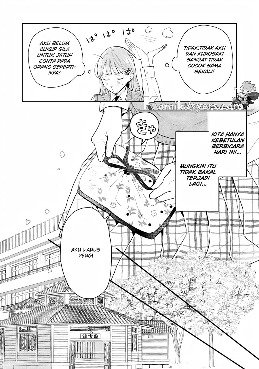 Kurosaki-kun wa Dokusen Shitagaru – Hajimete no Koi wa Ama sugite Chapter 01.2 Bahasa Indonesia