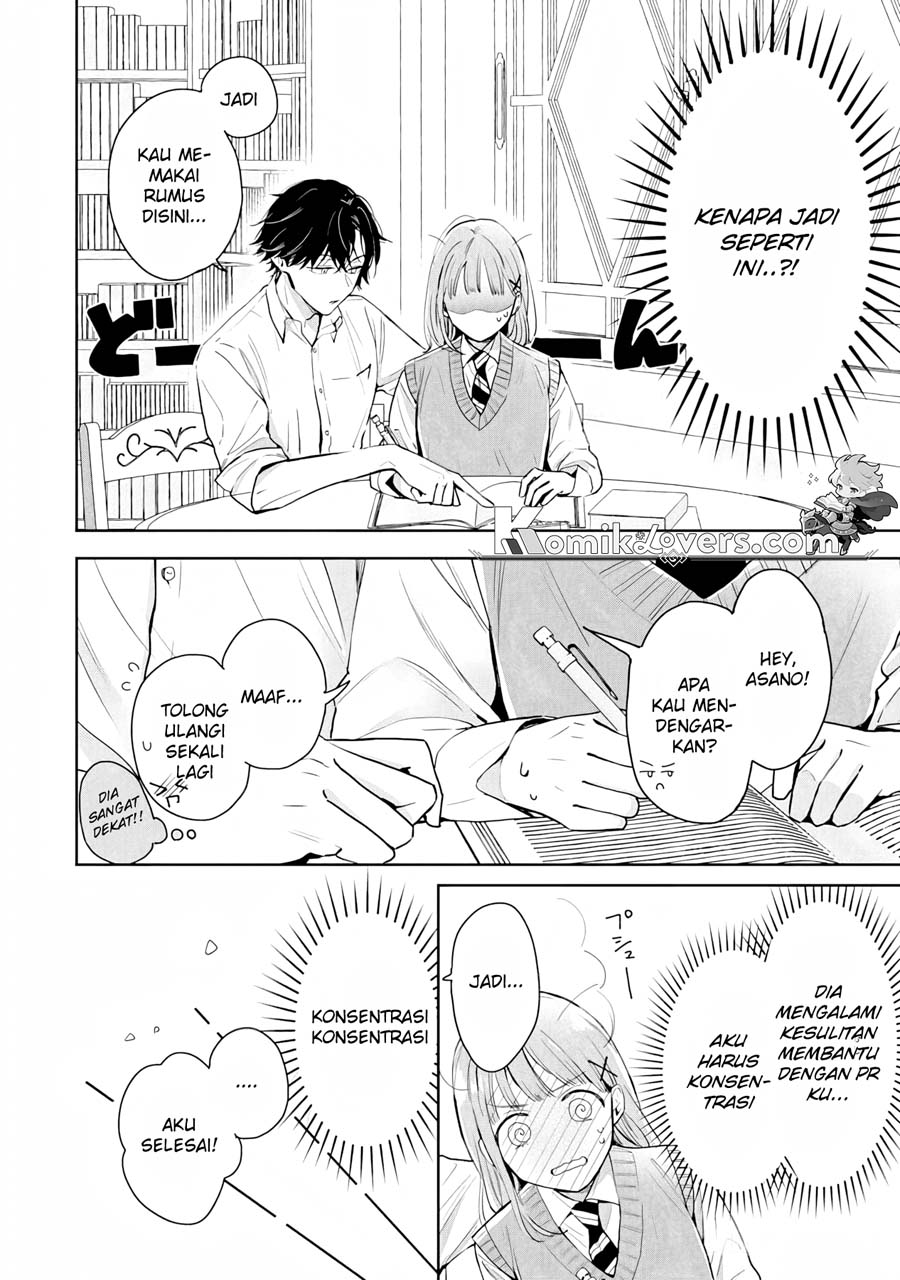 Kurosaki-kun wa Dokusen Shitagaru – Hajimete no Koi wa Ama sugite Chapter 01.2 Bahasa Indonesia