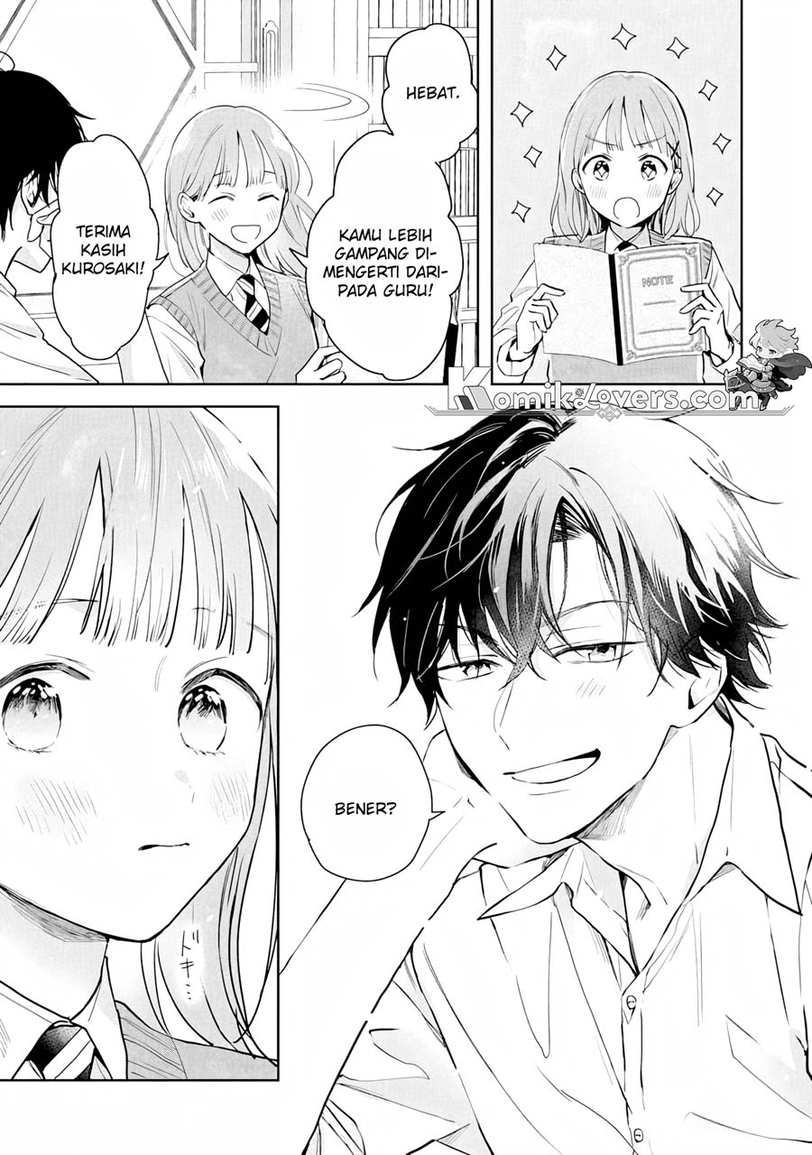 Kurosaki-kun wa Dokusen Shitagaru – Hajimete no Koi wa Ama sugite Chapter 01.2 Bahasa Indonesia