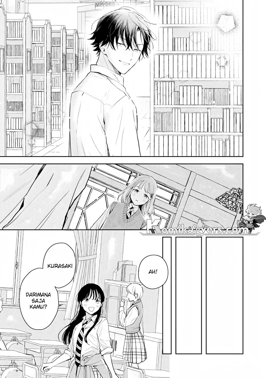 Kurosaki-kun wa Dokusen Shitagaru – Hajimete no Koi wa Ama sugite Chapter 01.2 Bahasa Indonesia