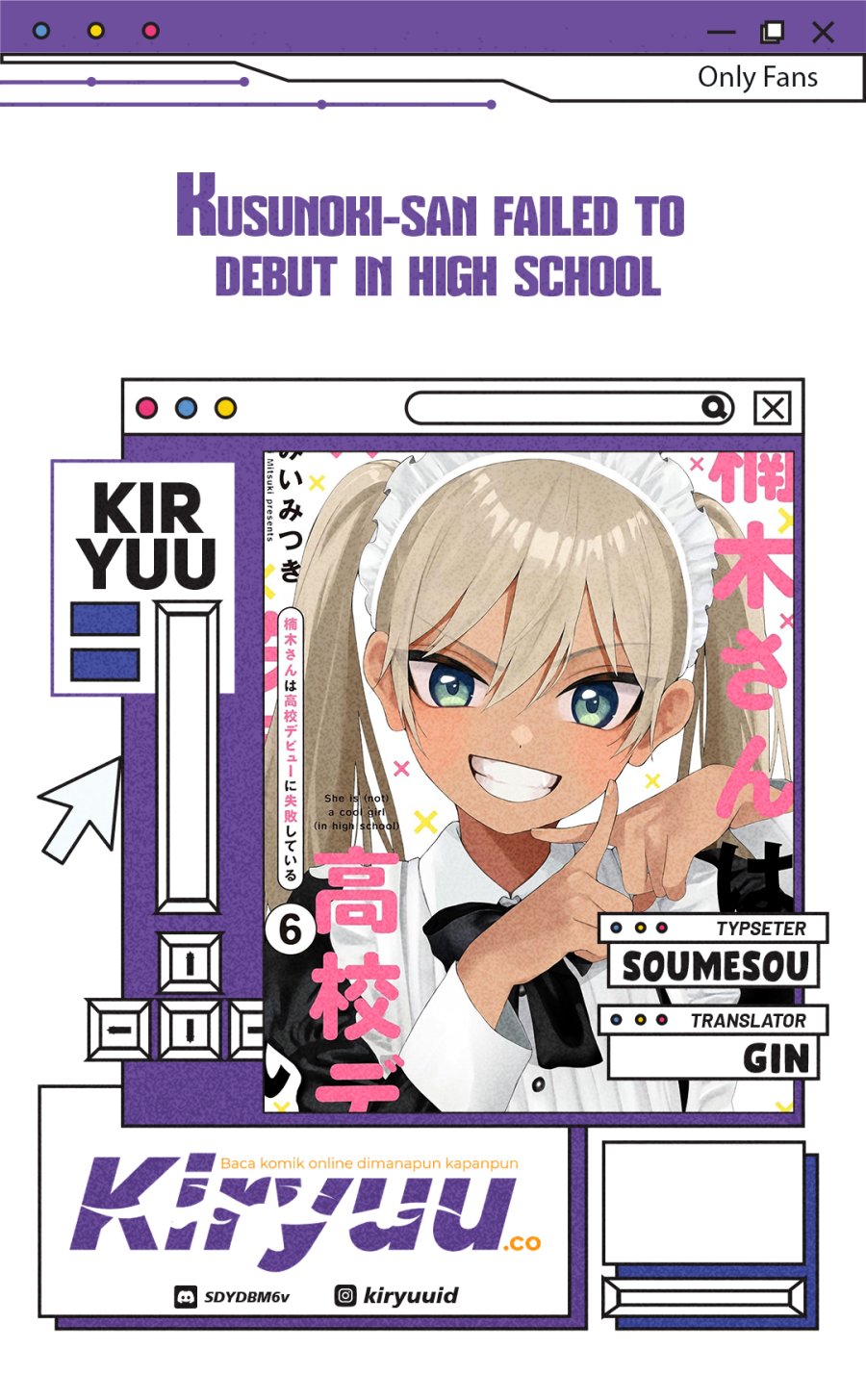 Kusunoki-san wa Koukou Debut ni Shippai shite Iru Chapter 42 Bahasa Indonesia