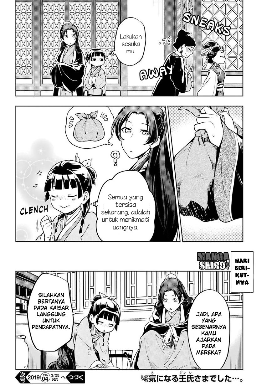 Kusuriya no Hitorigoto Chapter 23 Bahasa Indonesia