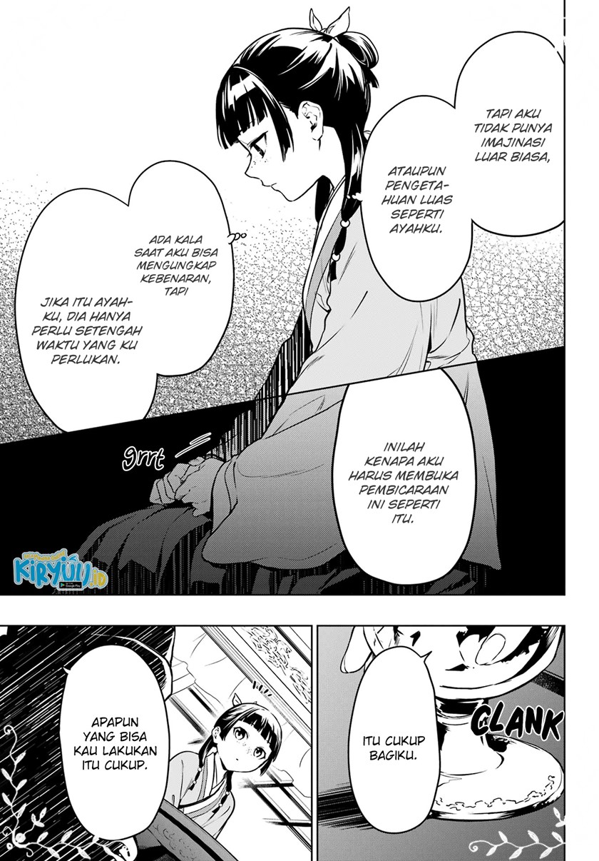 Kusuriya no Hitorigoto Chapter 55.2 Bahasa Indonesia