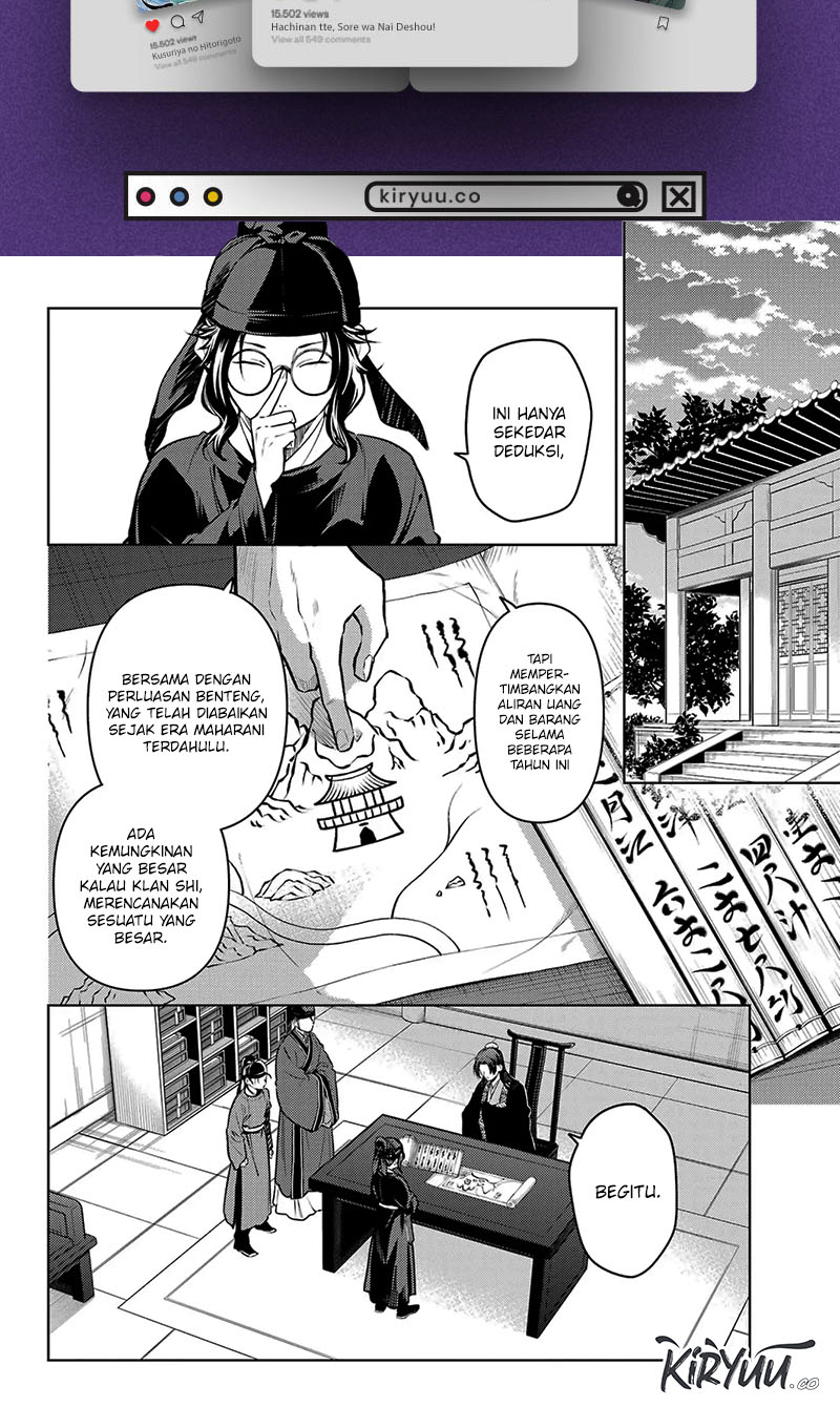Kusuriya no Hitorigoto Chapter 78.2 Bahasa Indonesia
