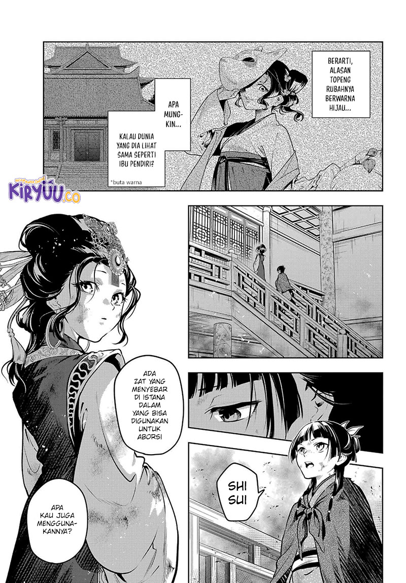 Kusuriya no Hitorigoto Chapter 80.2 Bahasa Indonesia