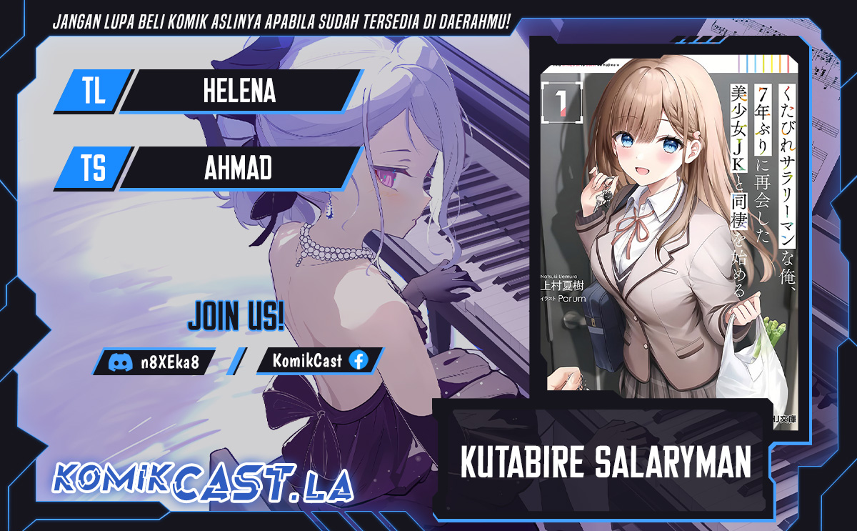 Kutabire Salarymen no Ore, 7nenburi ni Saikai shita Bishoujo JK to Dosei wo Hajimaru Chapter 10 Bahasa Indonesia