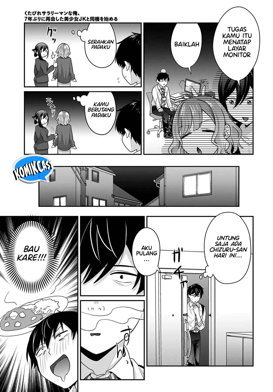 Kutabire Salarymen no Ore, 7nenburi ni Saikai shita Bishoujo JK to Dosei wo Hajimaru Chapter 10 Bahasa Indonesia
