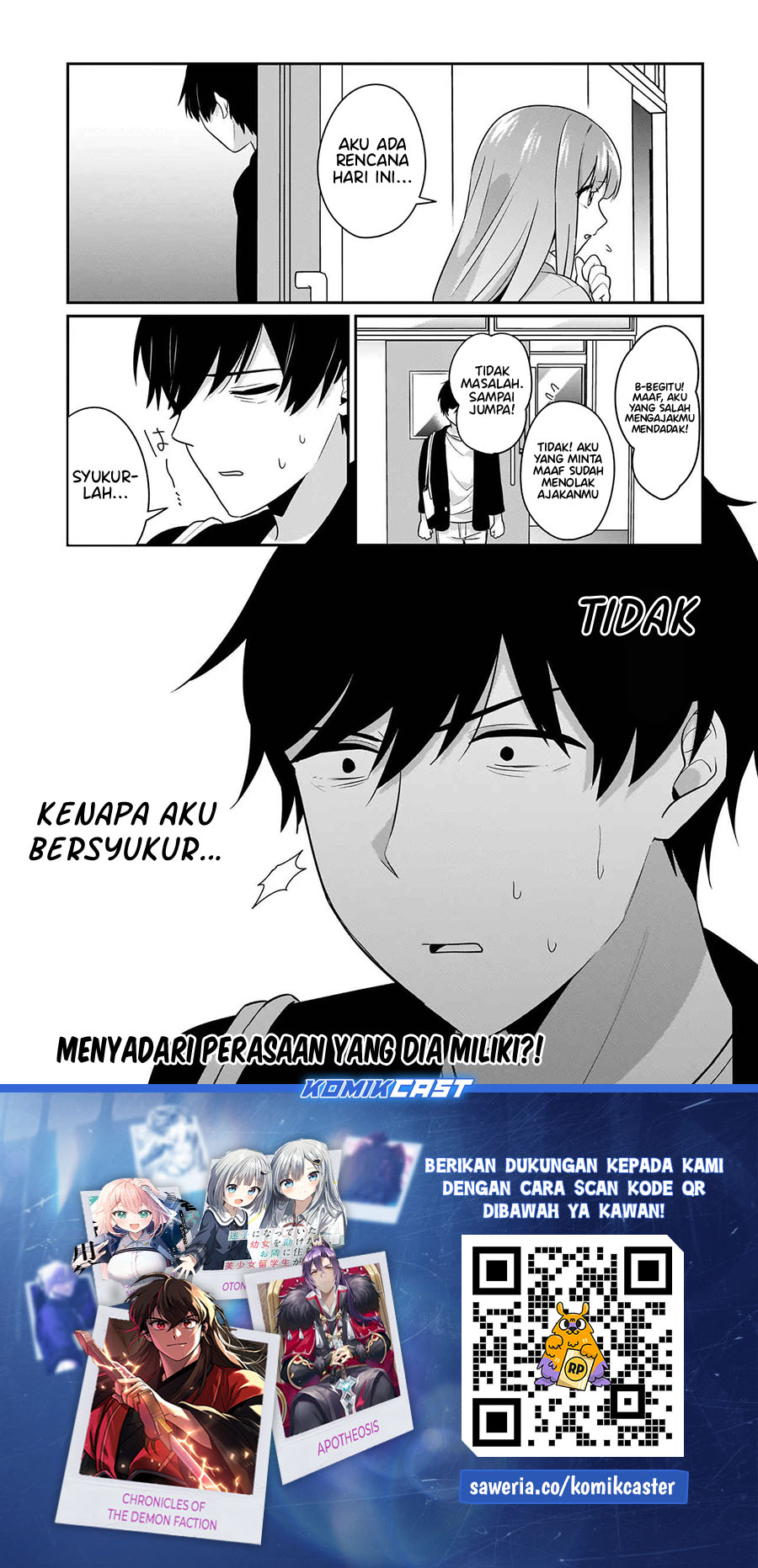 Kutabire Salarymen no Ore, 7nenburi ni Saikai shita Bishoujo JK to Dosei wo Hajimaru Chapter 10 Bahasa Indonesia
