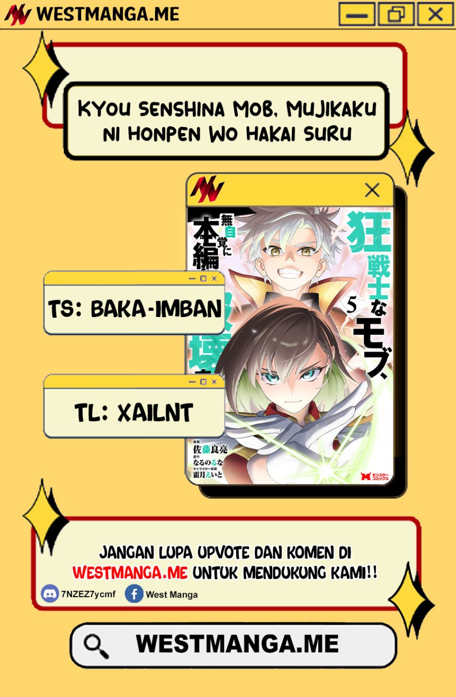 Kyou Senshina Mob, Mujikaku ni Honpen wo Hakai Suru Chapter 22 Bahasa Indonesia