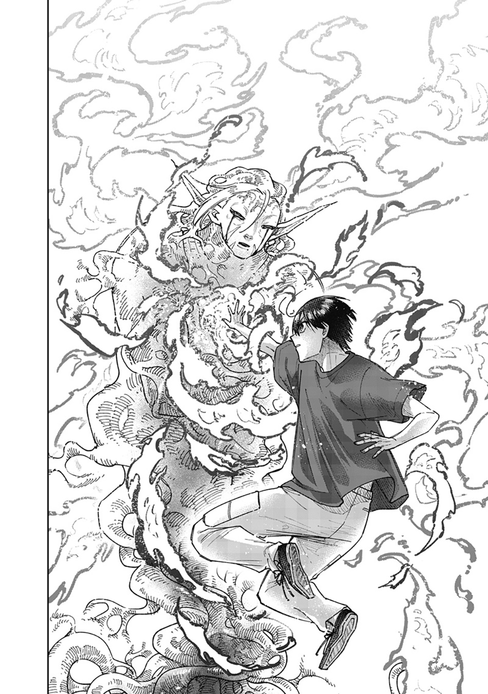 Kyuuseishu <MESHIA> ~Isekai wo Sukutta Moto Yuusha ga Mamono no Afureru Genjitsu Sekai wo Musou suru~ chapter 59