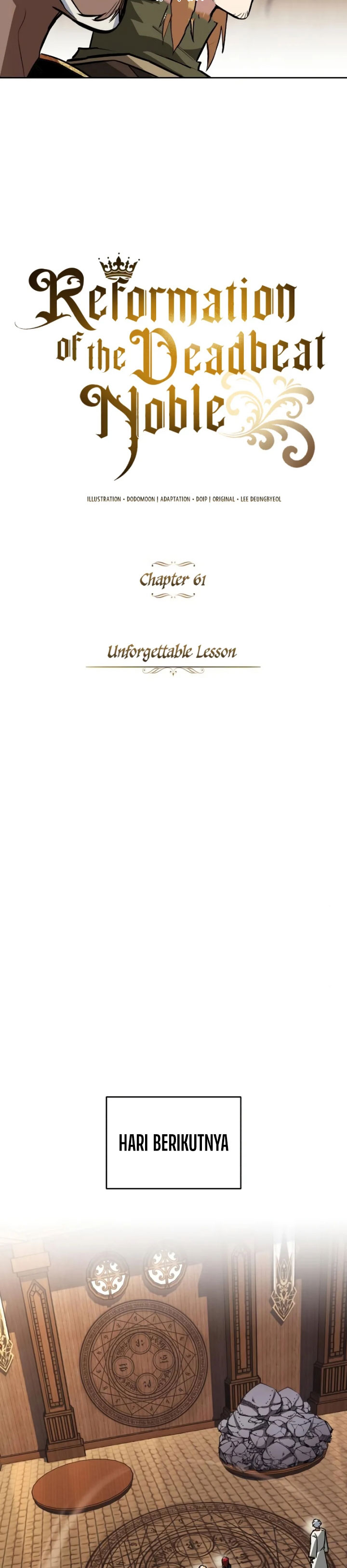 Lazy Prince Becomes a Genius (Reformation of the Deadbeat Noble) Chapter 61 Bahasa Indonesia