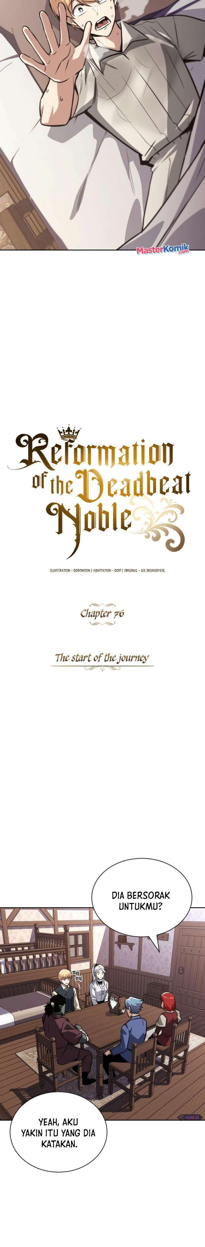 Lazy Prince Becomes a Genius (Reformation of the Deadbeat Noble) Chapter 76 Bahasa Indonesia