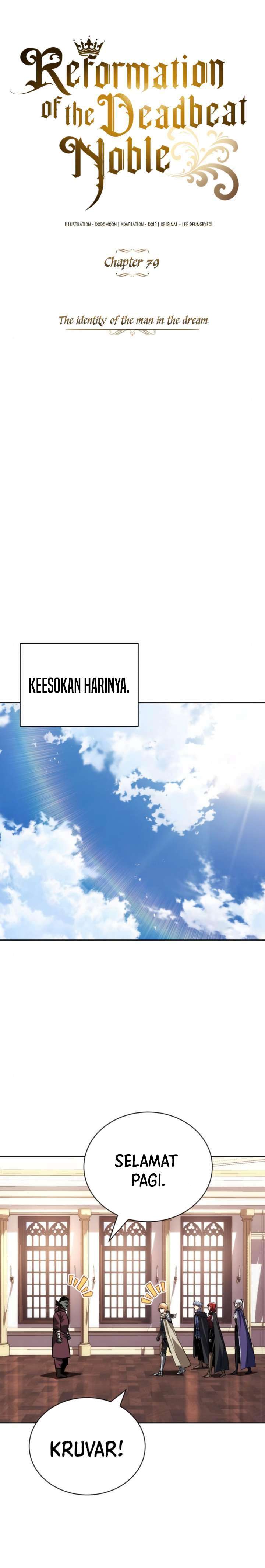 Lazy Prince Becomes a Genius (Reformation of the Deadbeat Noble) Chapter 79 Bahasa Indonesia