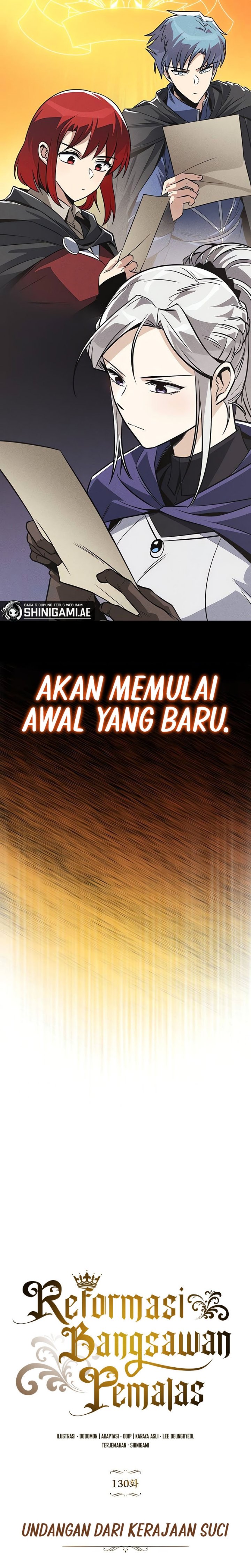 Lazy Prince Becomes a Genius (Reformation of the Deadbeat Noble) Chapter 130 Bahasa Indonesia