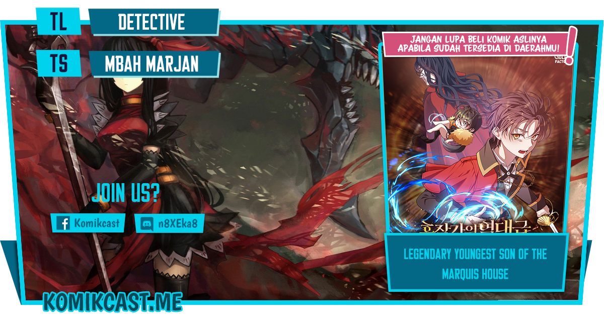 Legendary Youngest Son of the Marquis House Chapter 34 Bahasa Indonesia
