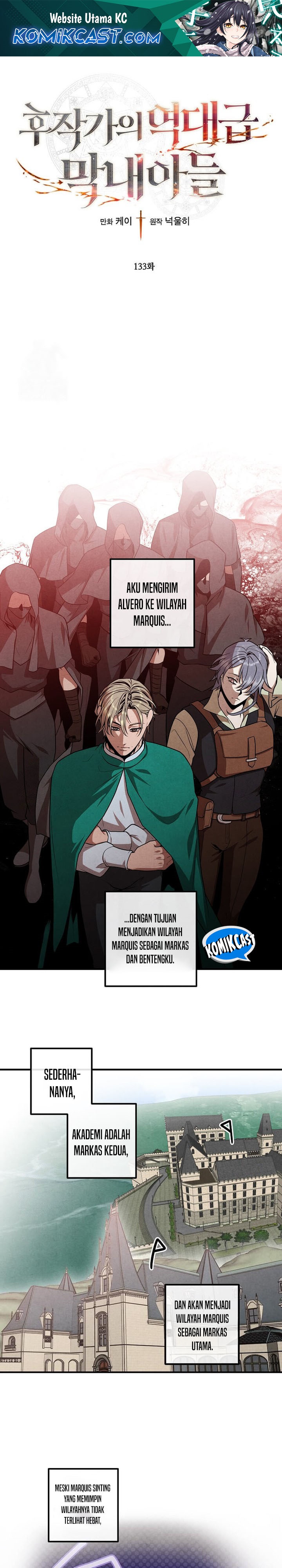 Legendary Youngest Son of the Marquis House Chapter 133 Bahasa Indonesia