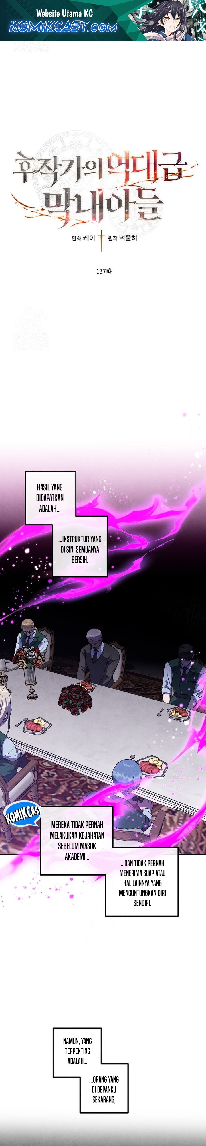 Legendary Youngest Son of the Marquis House Chapter 137 Bahasa Indonesia