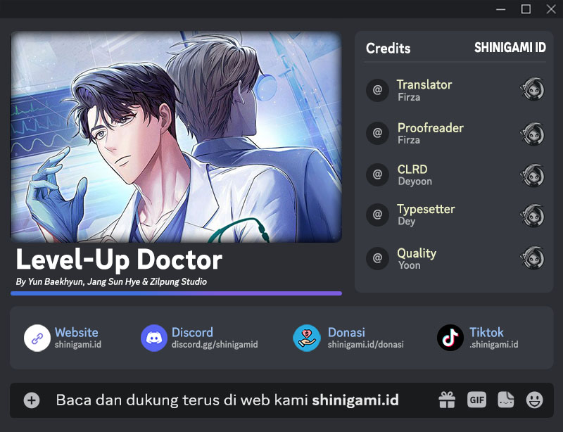 Level-Up Doctor Chapter 55 Bahasa Indonesia
