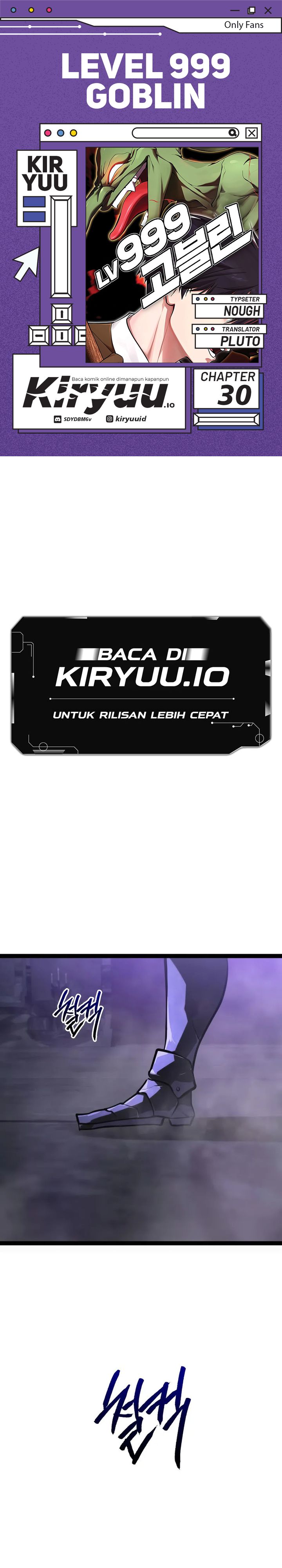 Level 999 Goblin Chapter 30 Bahasa Indonesia