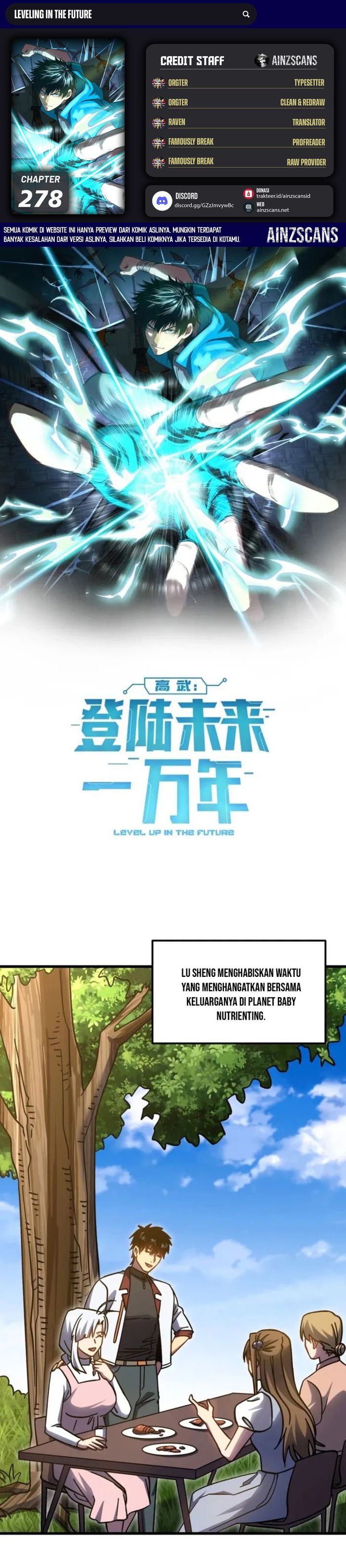 Leveling In The Future Chapter 278 Bahasa Indonesia