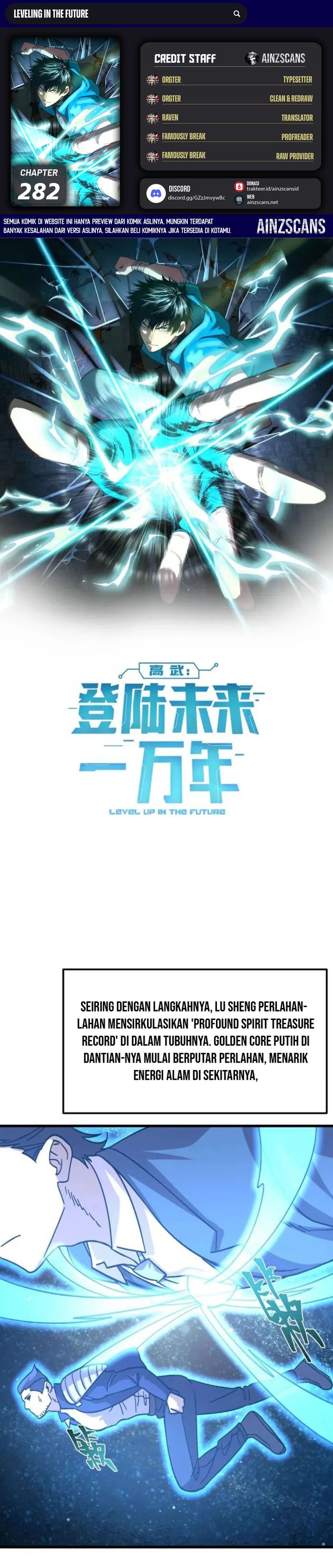 Leveling In The Future Chapter 282 Bahasa Indonesia