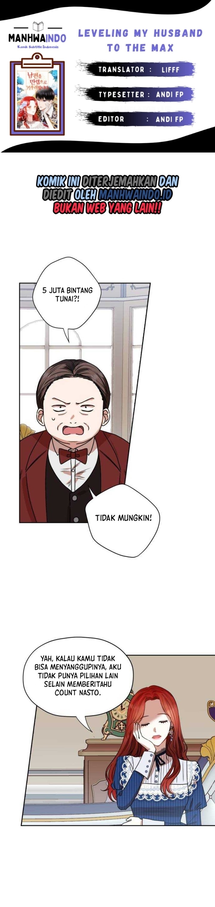 Leveling My Husband to the Max Chapter 19 Bahasa Indonesia