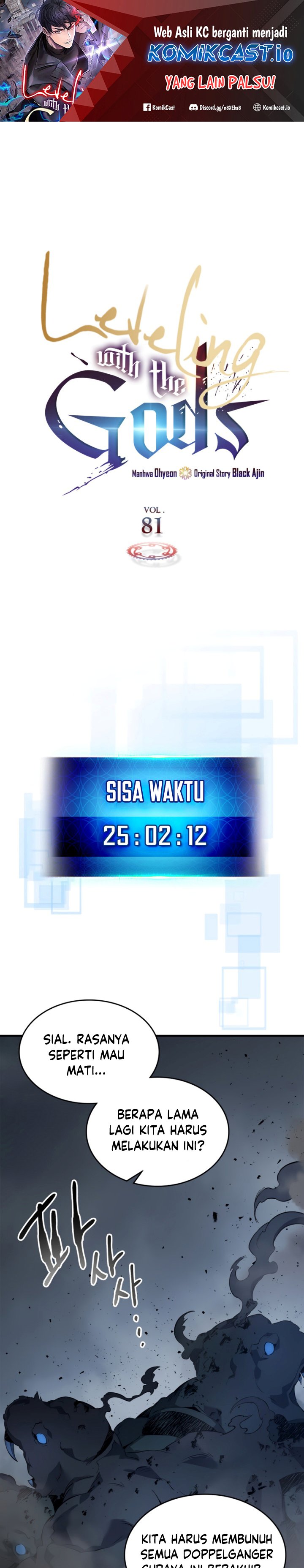 Leveling With the Gods Chapter 81 Bahasa Indonesia