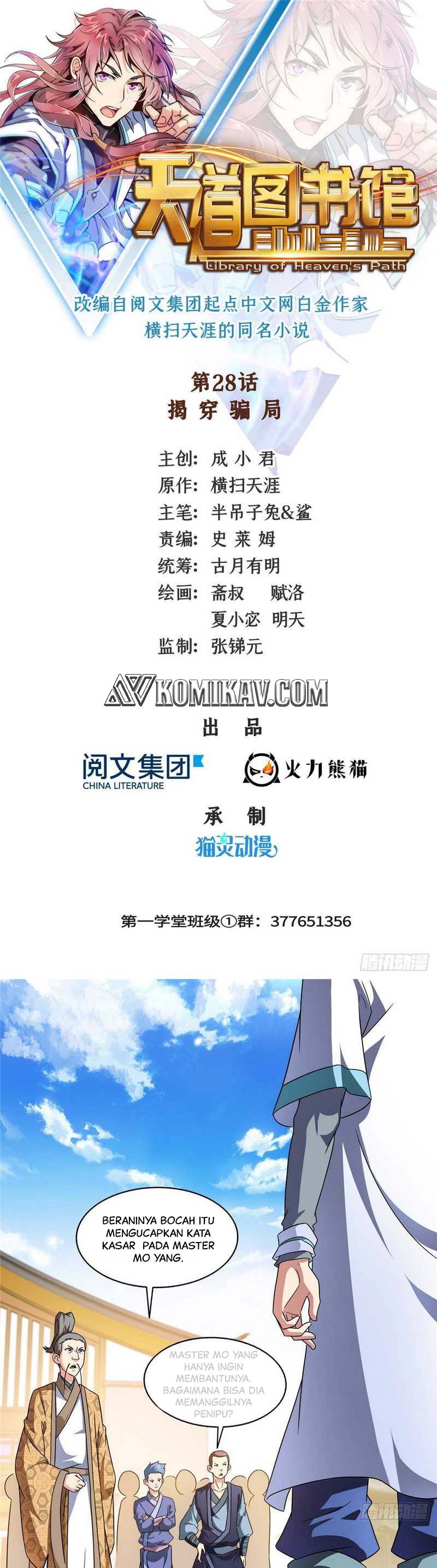 Library Tiandao Chapter 28 Bahasa Indonesia