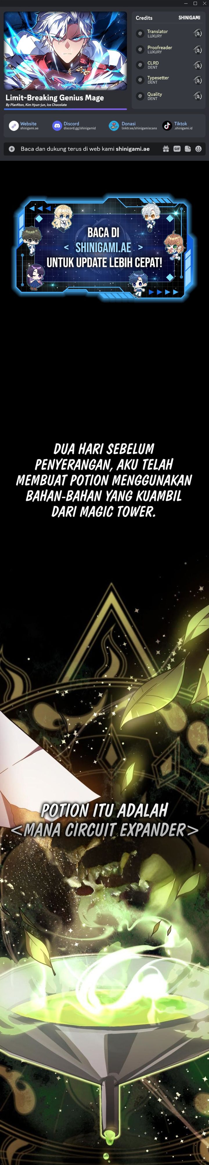 Limit-Breaking Genius Mage Chapter 06 Bahasa Indonesia
