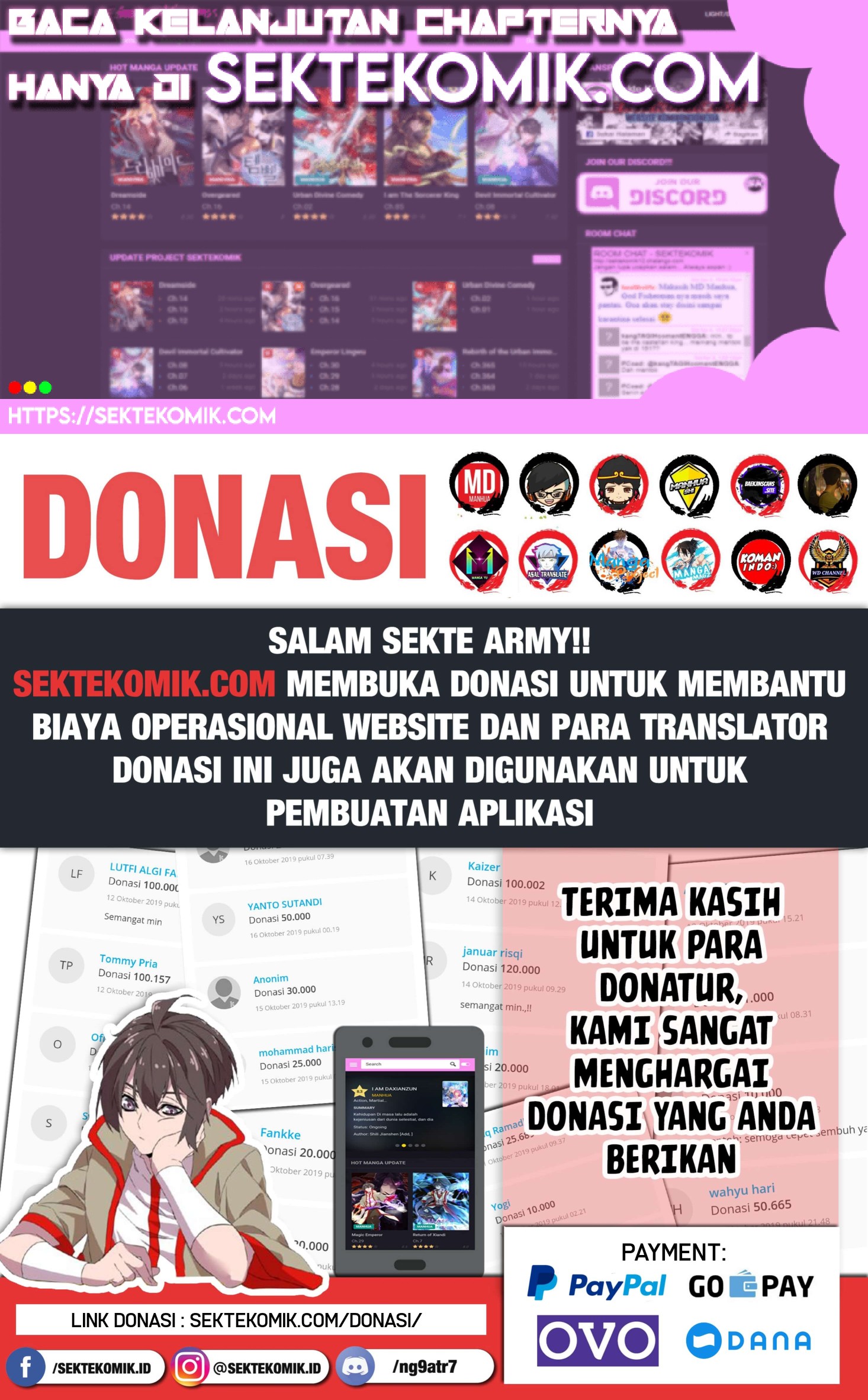 List of Big Villians Chapter 25 Bahasa Indonesia