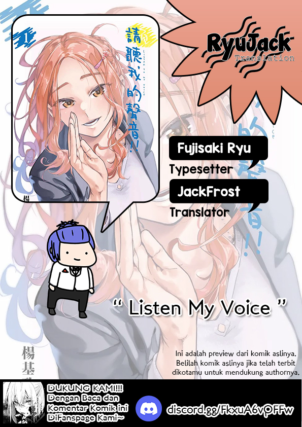 Listen to My Voice!! Chapter 08.5 Bahasa Indonesia