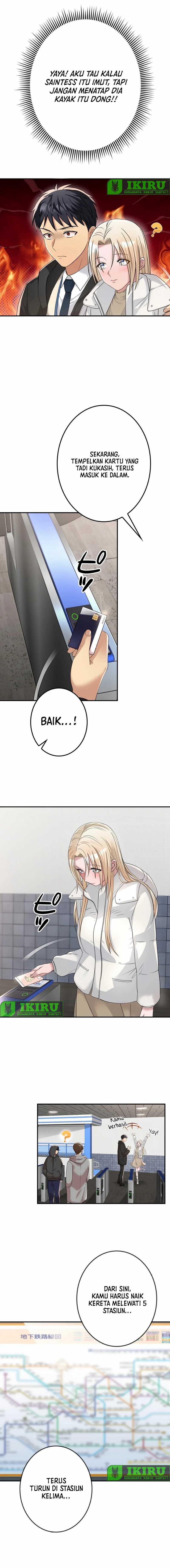 Living in a Studio Condo With the Saintess Chapter 14 Bahasa Indonesia