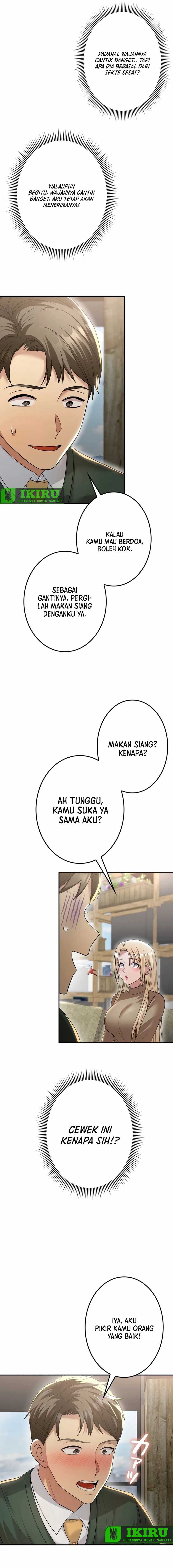 Living in a Studio Condo With the Saintess Chapter 14 Bahasa Indonesia