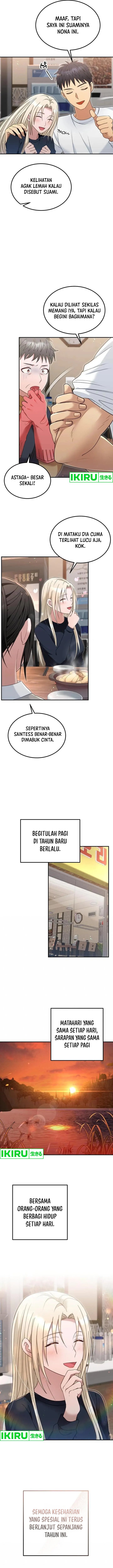 Living in a Studio Condo With the Saintess Chapter 34 Bahasa Indonesia