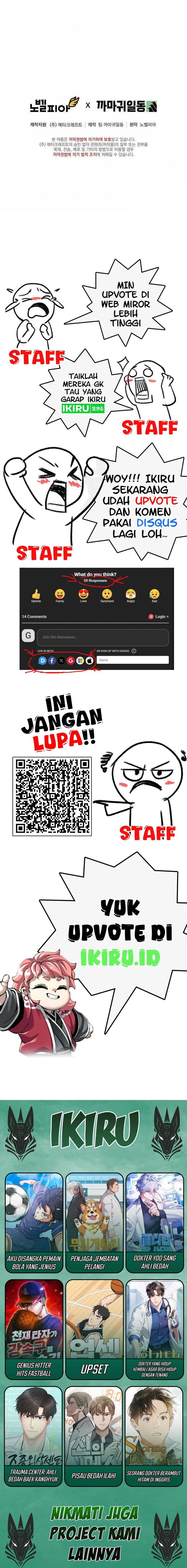 Living in a Studio Condo With the Saintess Chapter 34 Bahasa Indonesia