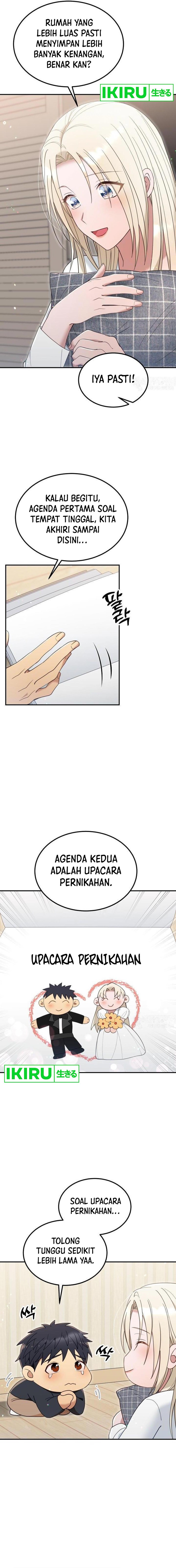 Living in a Studio Condo With the Saintess Chapter 38 Bahasa Indonesia