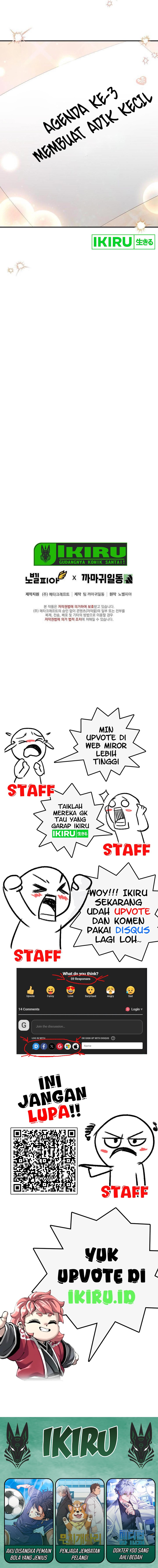 Living in a Studio Condo With the Saintess Chapter 38 Bahasa Indonesia