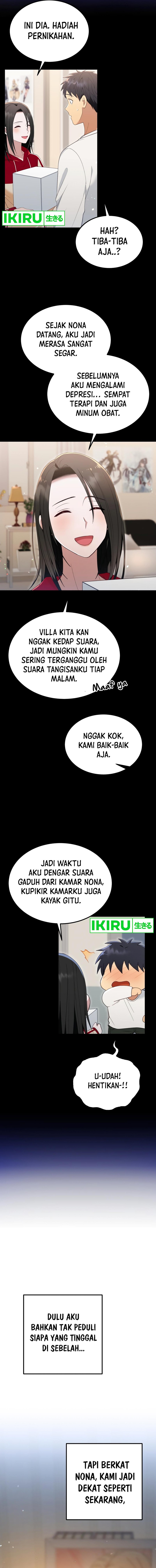 Living in a Studio Condo With the Saintess Chapter 39 Bahasa Indonesia