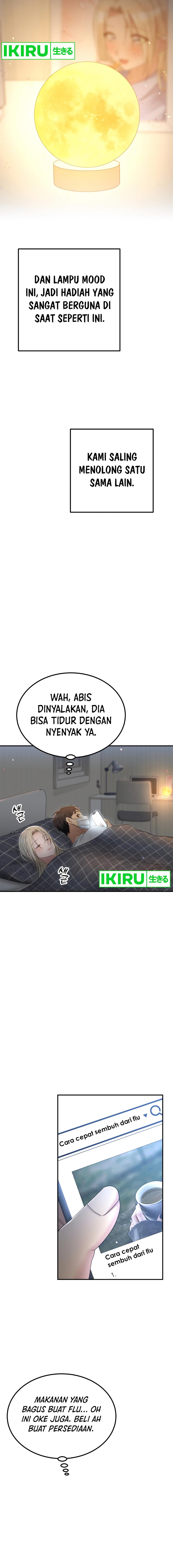 Living in a Studio Condo With the Saintess Chapter 39 Bahasa Indonesia
